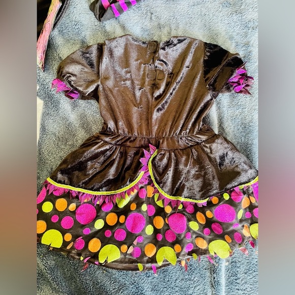 Four piece witch Halloween costume girls size 5/6T - Picture 5 of 7